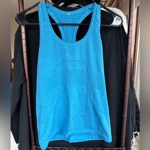 Lululemon Blue Swiftly Tech Racerback Tank